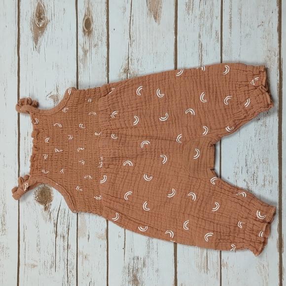 Grayson Mini Copper Rainbows Romper 0-3M - Picture 5 of 5